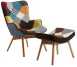 Fotoliu cu suport picioare Waltz Color