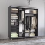 Dulap Aron (2.0m - 2.3m) uși glisante din PAL cu oglindă (K1) orizontal - imagine 6