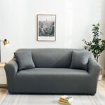 Husa pentru canapea Relaxe Home Solid Sofa Cover 1 loc (90-140 cm) Gri
