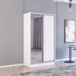 Dulap Fox (1.0m - 1.8m) uși glisante din oglindă și PAL