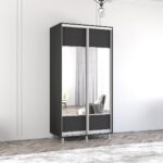 Dulap Aron-S (1.0m - 1.8m) uși glisante din PAL cu oglindă (K1) orizontal — изображение 5